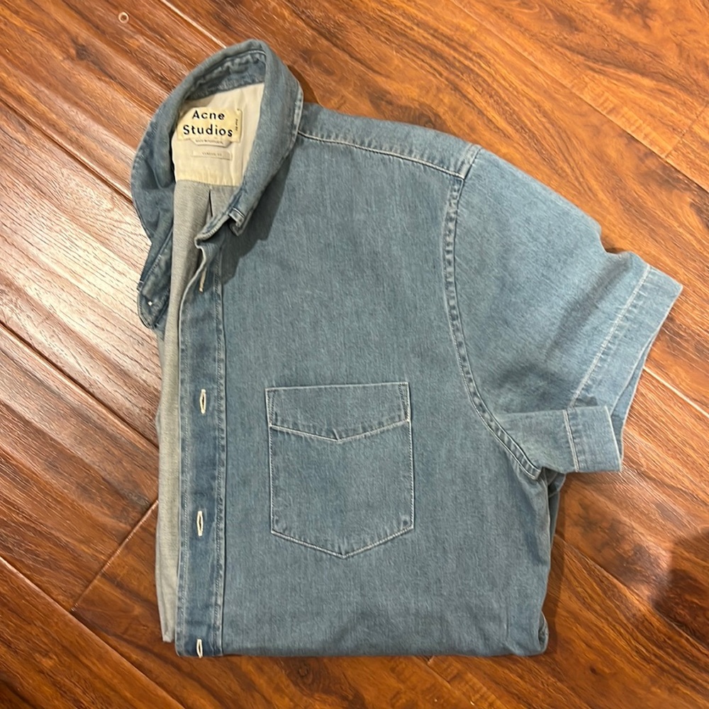 Acne Studios denim button up shirt